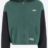 FELPA IN COTONE CON LOGO SG2520102 HUNTERGREENJETBLACK SUMMER GAMES 