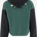 FELPA IN COTONE CON LOGO SG2520102 HUNTERGREENJETBLACK SUMMER GAMES 