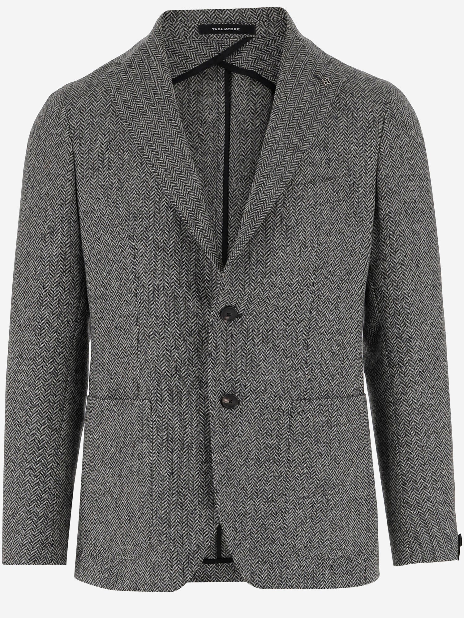 GIACCA MONOPETTO IN TWEED DI LANA 1SMC22K 630007N1295 TAGLIATORE 
