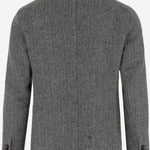 GIACCA MONOPETTO IN TWEED DI LANA 1SMC22K 630007N1295 TAGLIATORE 
