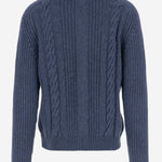 MAGLIONE GODFREY IN MISTO LANA GODFREY PWI2502INDACO TAGLIATORE 