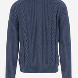 MAGLIONE GODFREY IN MISTO LANA GODFREY PWI2502INDACO TAGLIATORE 