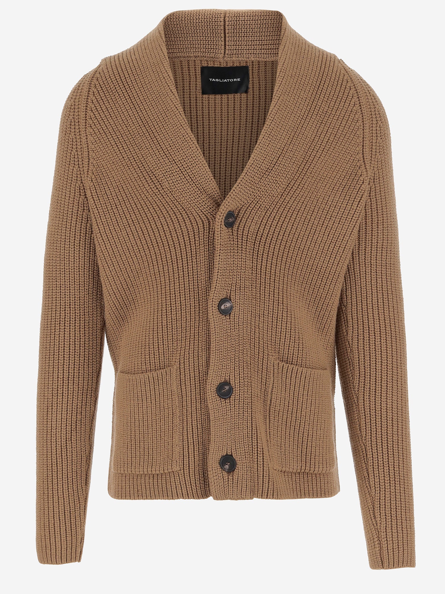CARDIGAN JACKSON IN LANA STRETCH JACKSON PWI2501CAMEL TAGLIATORE 