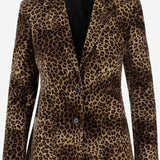 GIACCA IN CUPRO CON MOTIVO ANIMALIER JPARIGI12L 800012M1280 TAGLIATORE 