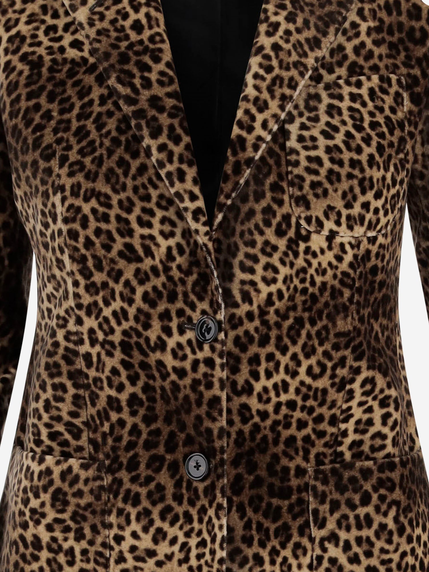 GIACCA IN CUPRO CON MOTIVO ANIMALIER JPARIGI12L 800012M1280 TAGLIATORE 