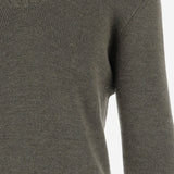 MAGLIONE LINTON IN LANA LINTON PWI2501VERDE TAGLIATORE 