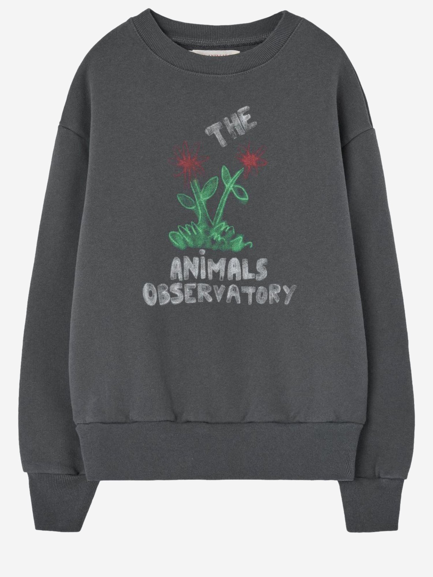 FELPA IN COTONE CON STAMPA LOGO F25031 066DX THE ANIMALS OBSERVATORY KIDS 