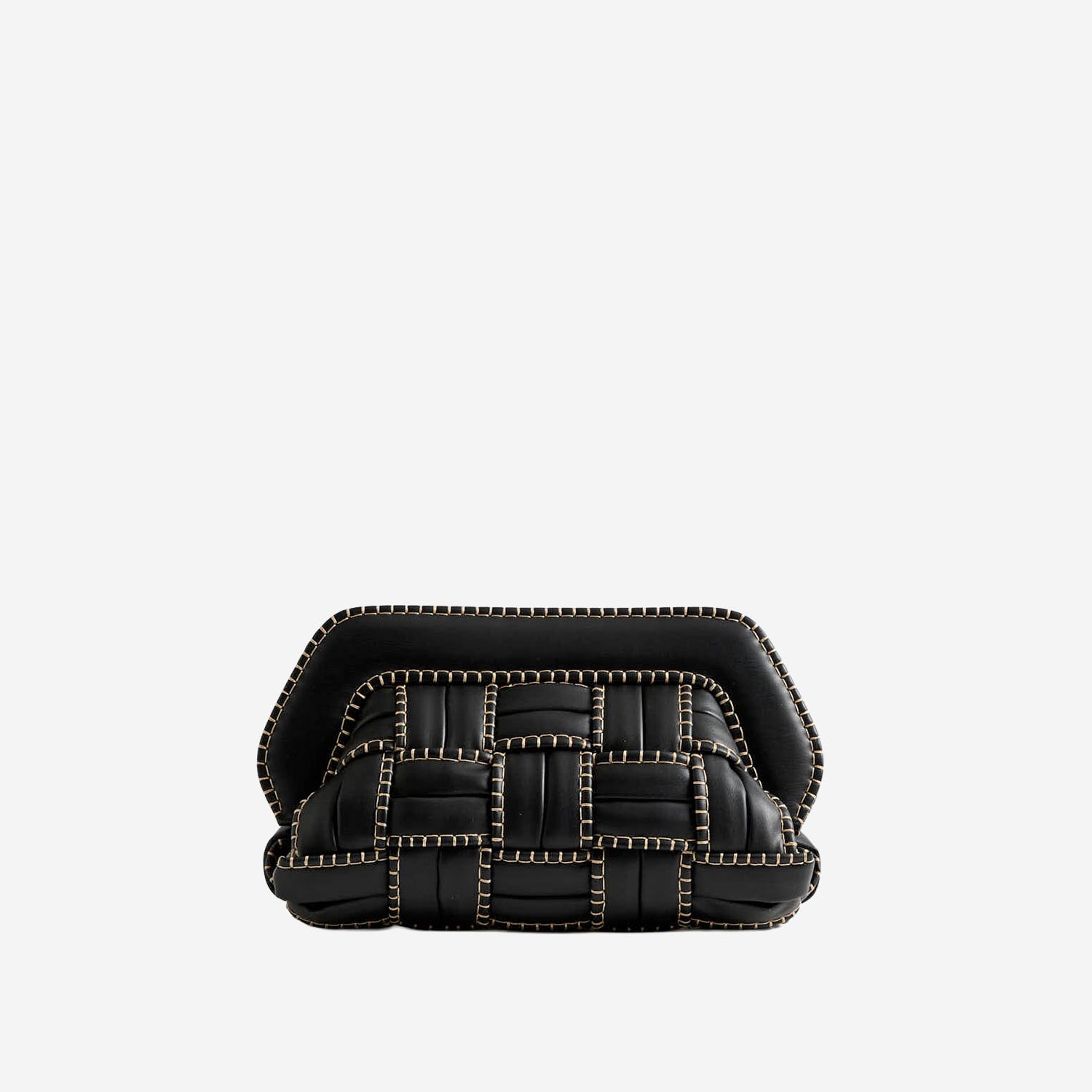 BORSA BIOS TRIM IN VEGAN FABRIC TMFW25BINEM1 BLACK THEMOIRè 