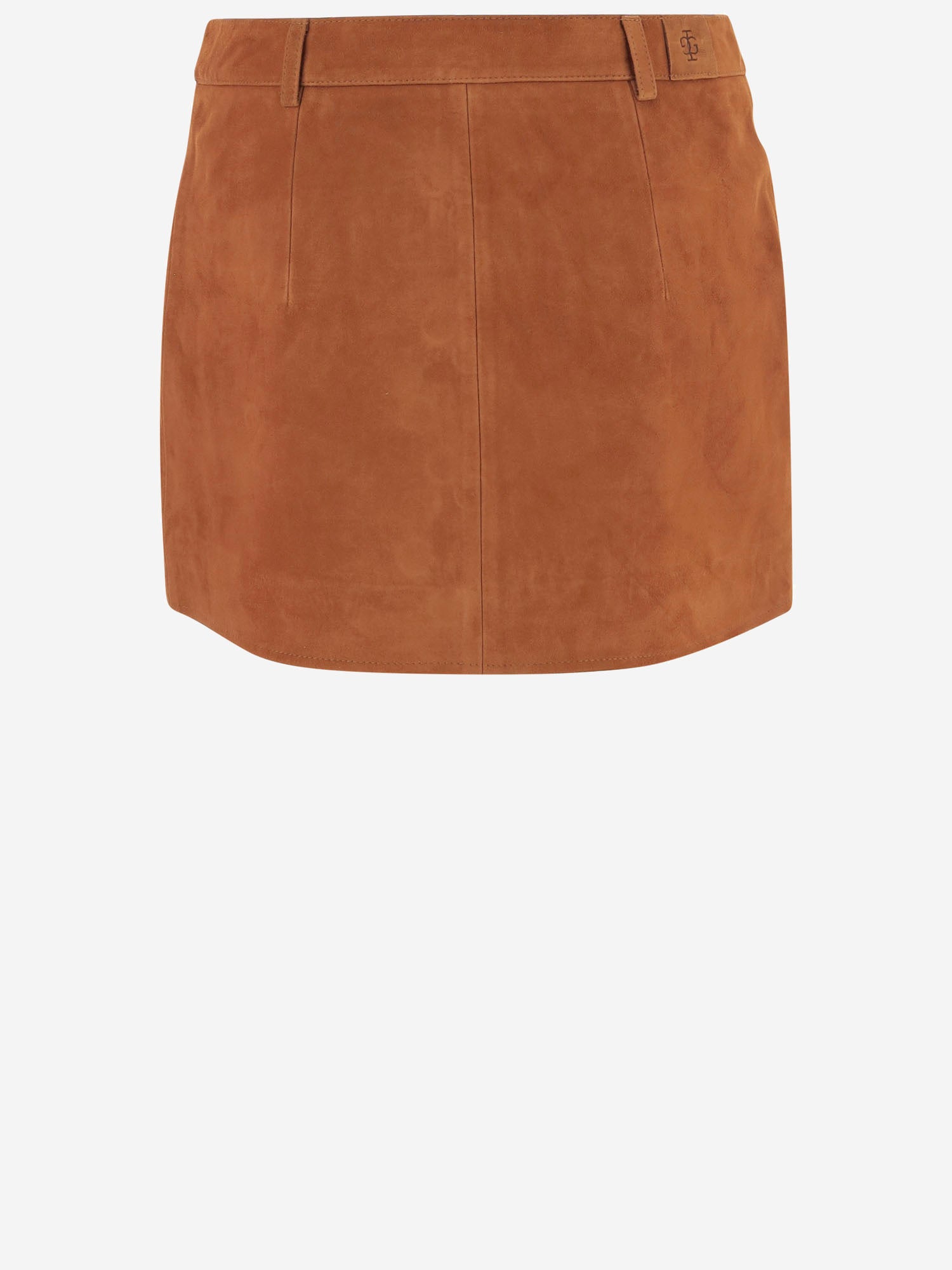 mini gonna in suede con tasche 21795 515 THE.GARMENT 