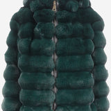 CAPPOTTO IN PELLICCIA SINTETICA EF206 FCN015 UNCOMMON 