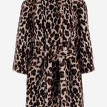 CAPPOTTO IN NYLON CON MOTIVO ANIMALIER EF81 LEO005 UNCOMMON 