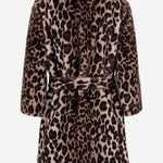 CAPPOTTO IN NYLON CON MOTIVO ANIMALIER EF81 LEO005 UNCOMMON 