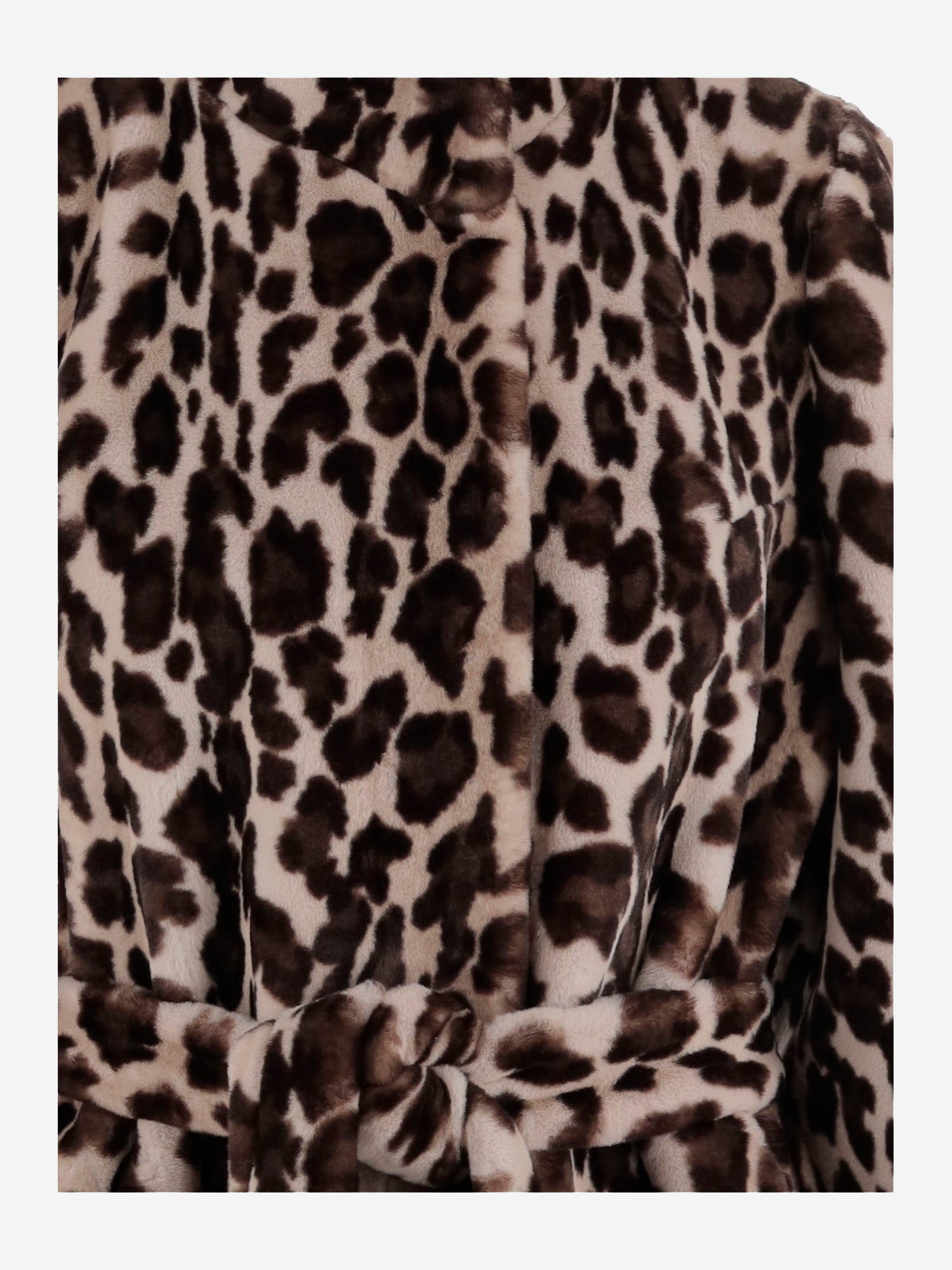 CAPPOTTO IN NYLON CON MOTIVO ANIMALIER EF81 LEO005 UNCOMMON 