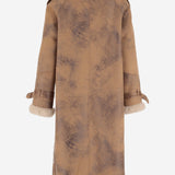 CAPPOTTO IN NYLON CON DETTAGLI IN PELLICCIA PZ119 SLV003 UNCOMMON 