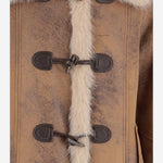 CAPPOTTO IN NYLON CON DETTAGLI IN PELLICCIA PZ119 SLV003 UNCOMMON 