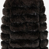 CAPPOTTO IN NYLON IN PELLICCIA SINTETICA TH16 FFX005 UNCOMMON 