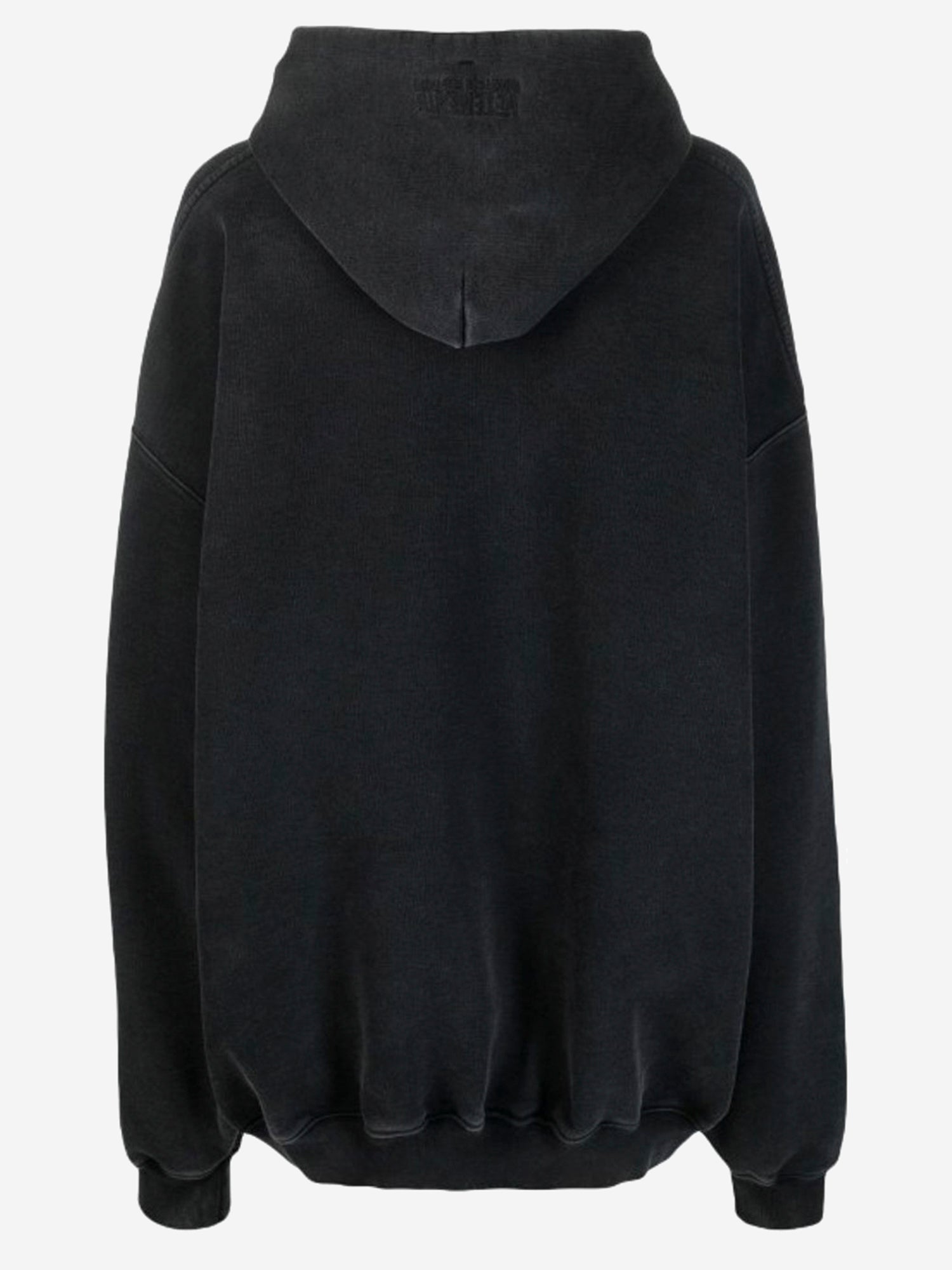 FELPA IN MISTO COTONE CON LOGO UE54HD220B BLACK VETEMENTS 