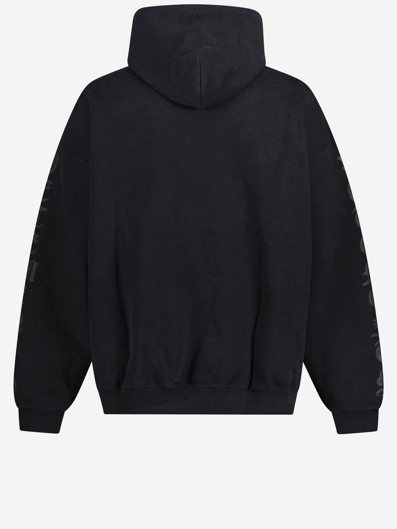 FELPA IN COTONE CON STAMPA UE54HD260B BLACK VETEMENTS 