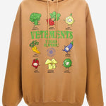 FELPA IN COTONE CON STAMPA FRESH VEGGIES UE54HD360E EARTH VETEMENTS 