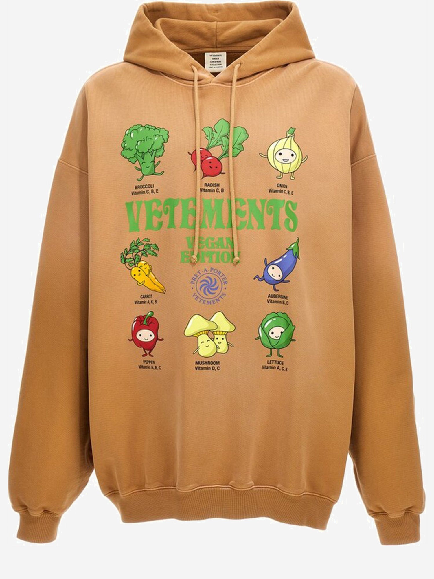 FELPA IN COTONE CON STAMPA FRESH VEGGIES UE54HD360E EARTH VETEMENTS 