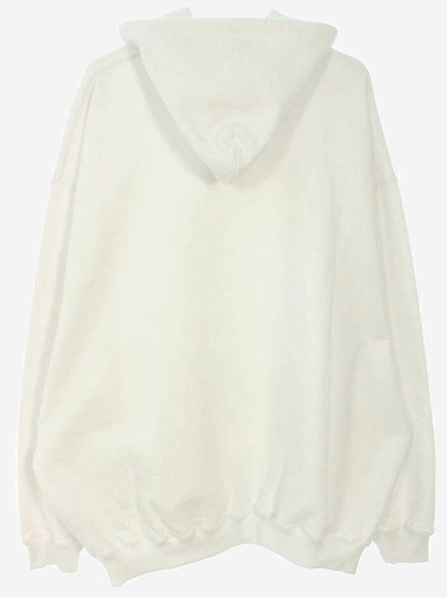 FELPA IN MISTO COTONE CON STAMPA VETEMENTS PARIS UE54HD500W WHITE VETEMENTS 