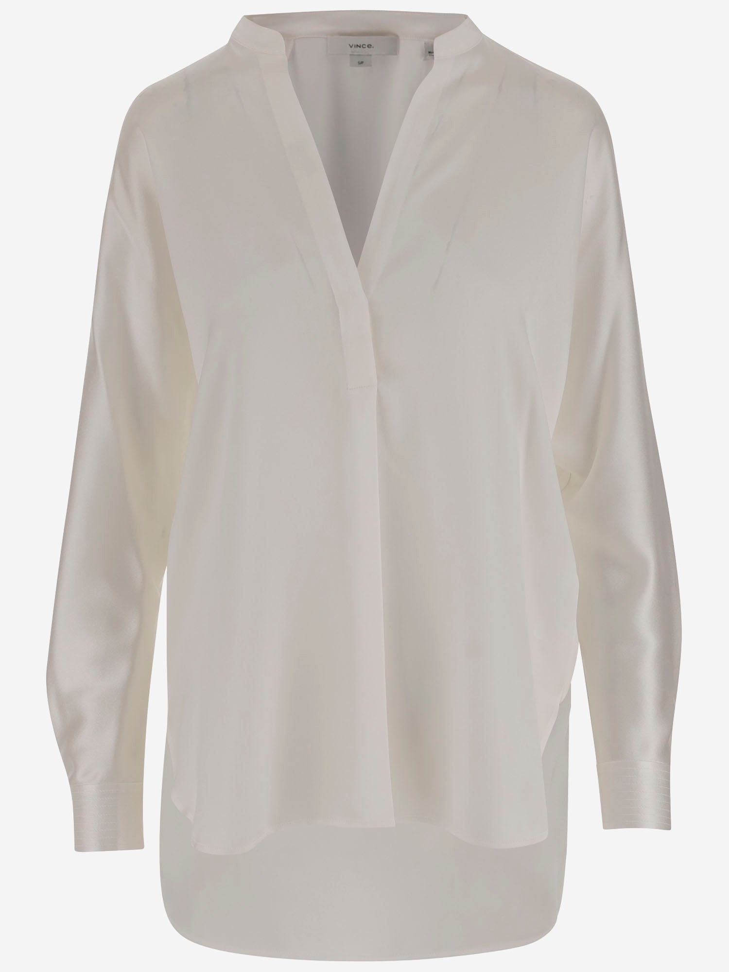Blusa in raso di seta VR84511926 137OWT VINCE 