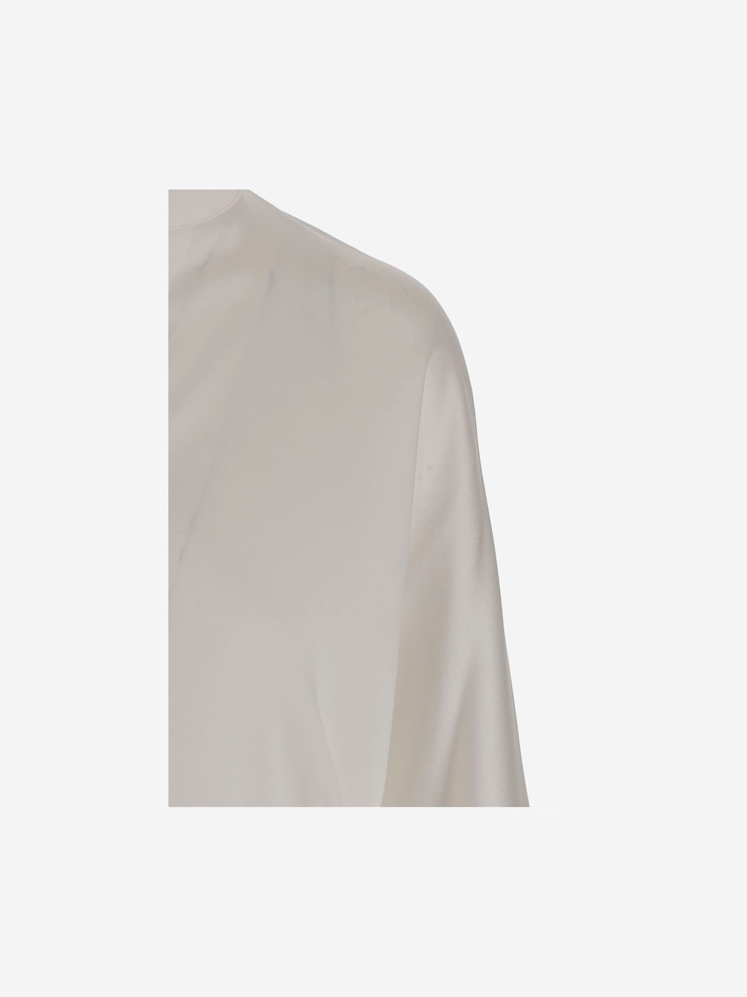 Blusa in raso di seta VR84511926 137OWT VINCE 