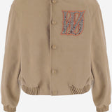 GIACCA IN MISTO COTONE CON LOGO WDJP324030U BG WE11 DONE 