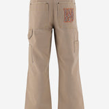 PANTALONI IN MISTO COTONE WDPT324265W BG WE11 DONE 