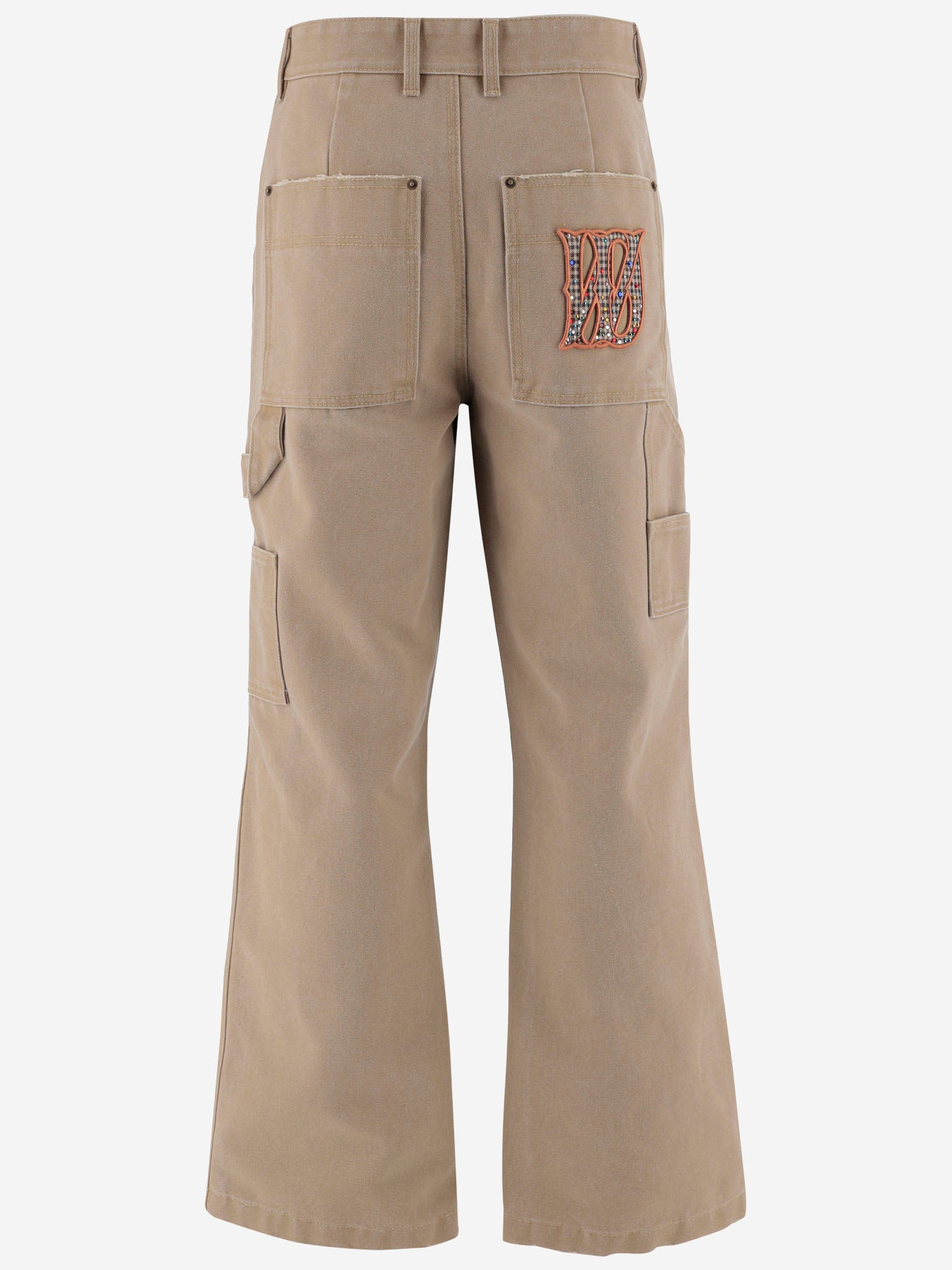 PANTALONI IN MISTO COTONE WDPT324265W BG WE11 DONE 