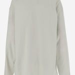 MAGLIA A MANICHE LUNGHE IN COTONE CON STAMPA ORSETTO WDTT324754U GR WE11 DONE 