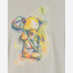 MAGLIA A MANICHE LUNGHE IN COTONE CON STAMPA ORSETTO WDTT324754U GR WE11 DONE 
