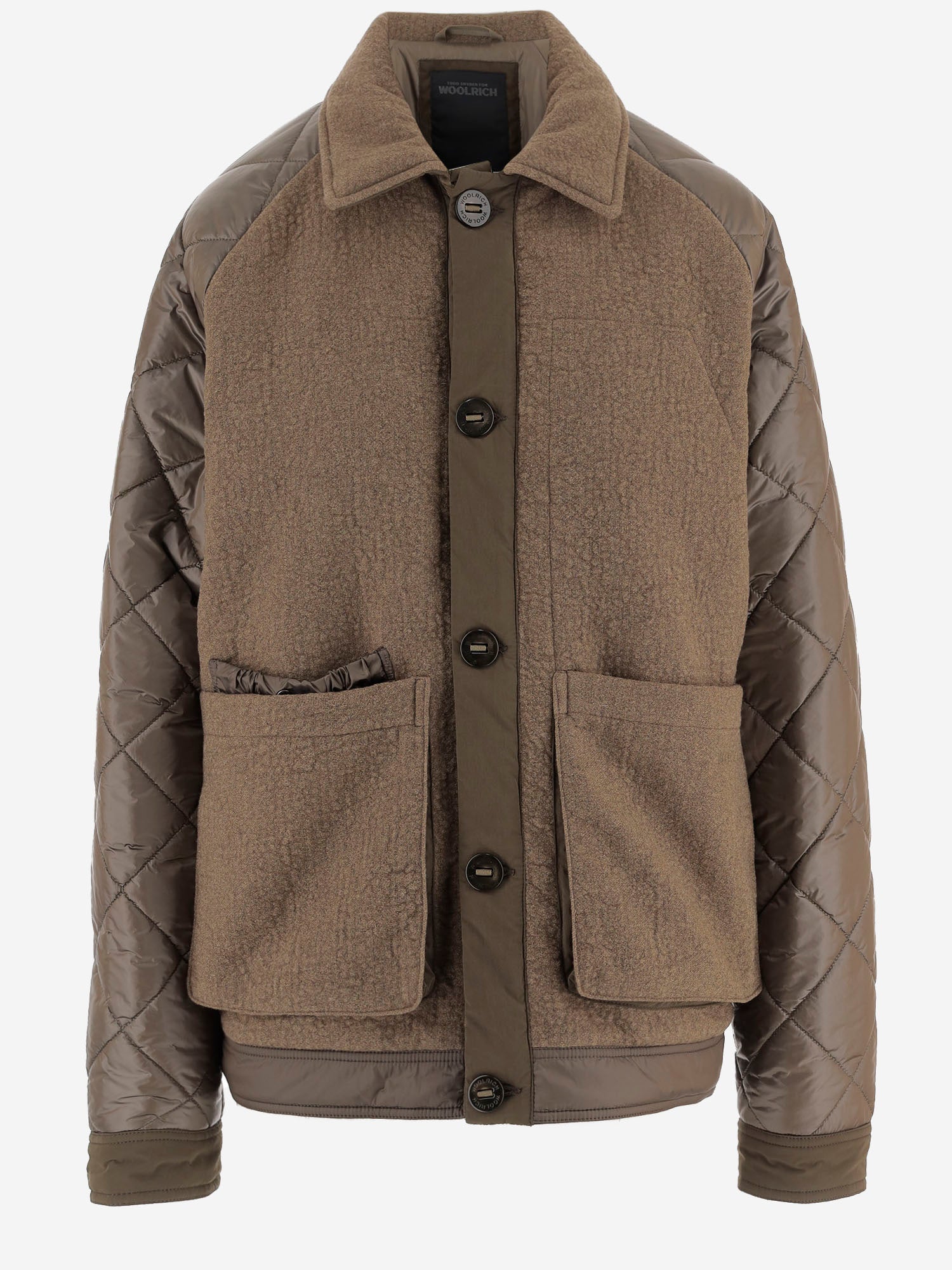 Giacca Military ibrida in misto lana italiana e cotone by Todd Snyder CFBLOU2008MRUT5212 6662 WOOLRICH 