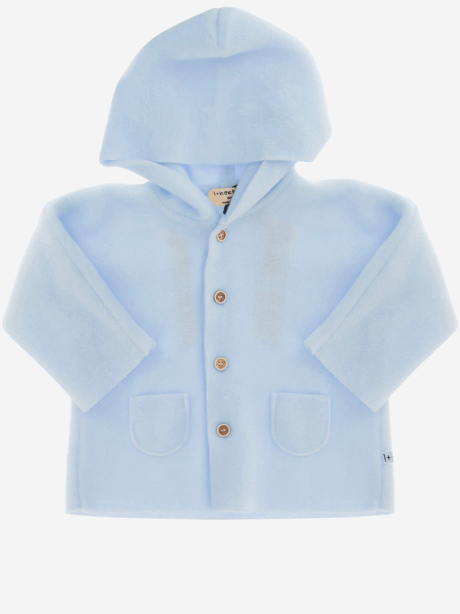 CAPPOTTO IN MISTO BAMBOO 26W041 CIEL 1+ IN THE FAMILY KIDS 