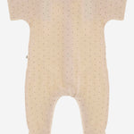 TUTINA IN MISTO COTONE CON MOTIVO A PUNTINI 26W046 ECRU 1+ IN THE FAMILY KIDS 