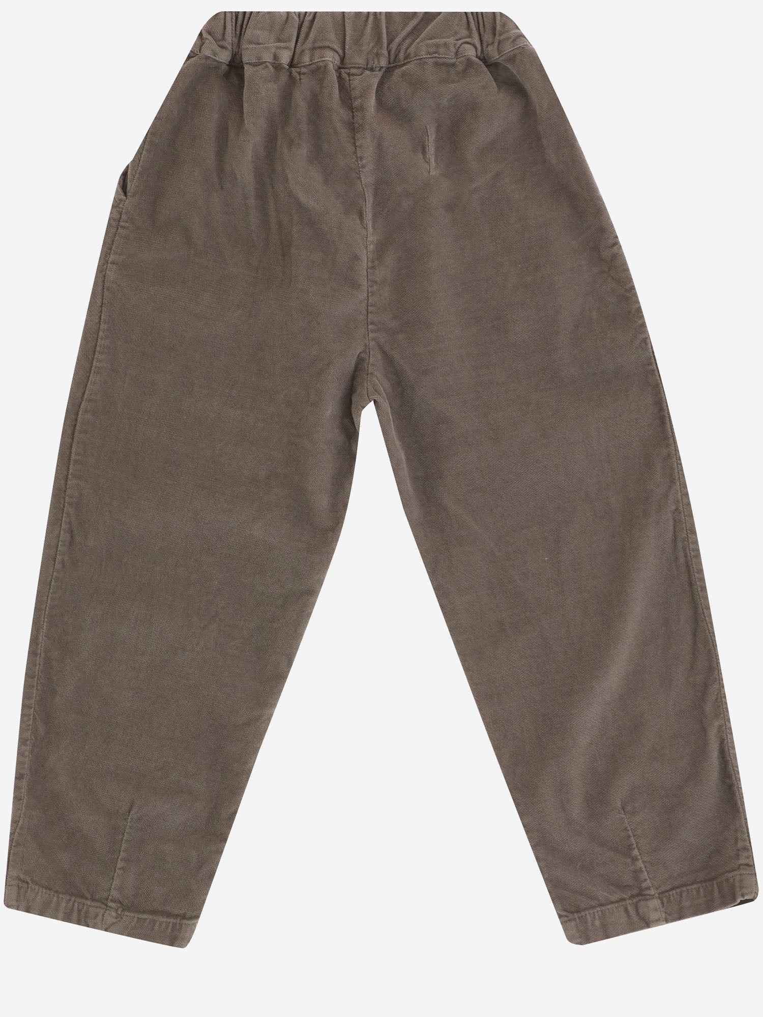 PANTALONI IN VELLUTO DI COTONE STRETCH 26W147 DARKTAUPE 1+ IN THE FAMILY KIDS 