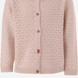 Cardigan in misto lana 26W151 NUDE 1+ IN THE FAMILY KIDS 