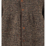 CAPPOTTO IN TWEED DI LANA 26W168 DARKTAUPE 1+ IN THE FAMILY KIDS 