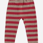 PANTALONI IN MISTO COTONE STRETCH CON MOTIVO A RIGHE 26W201 FIAMMA 1+ IN THE FAMILY KIDS 