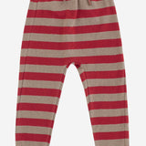 PANTALONI IN MISTO COTONE STRETCH CON MOTIVO A RIGHE 26W201 FIAMMA 1+ IN THE FAMILY KIDS 