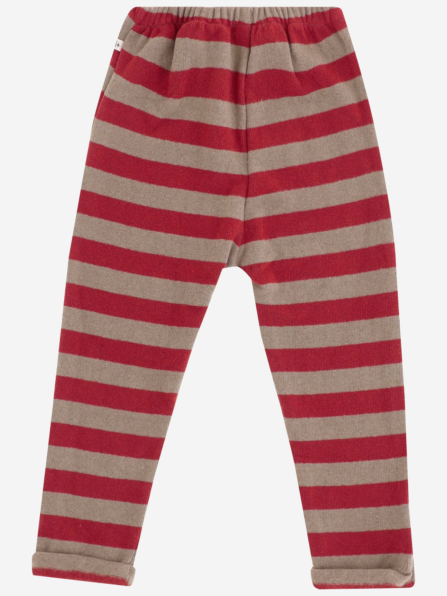 PANTALONI IN MISTO COTONE STRETCH CON MOTIVO A RIGHE 26W201 FIAMMA 1+ IN THE FAMILY KIDS 