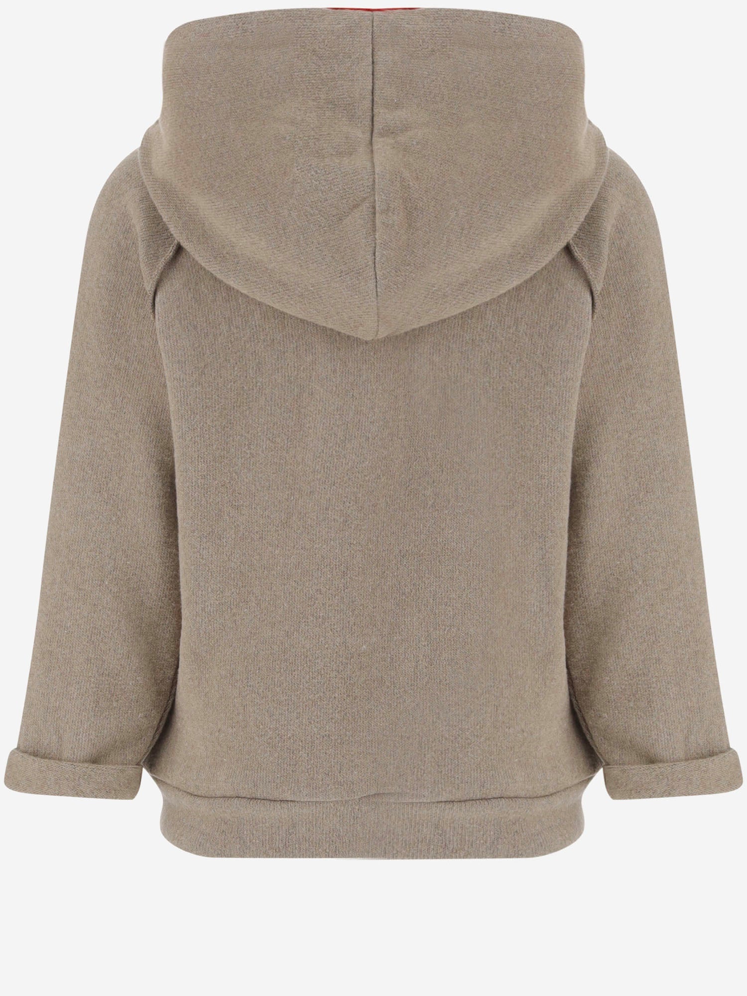 MAGLIA IN MISTO COTONE CON CAPPUCCIO 26W208 CANAPA 1+ IN THE FAMILY KIDS 