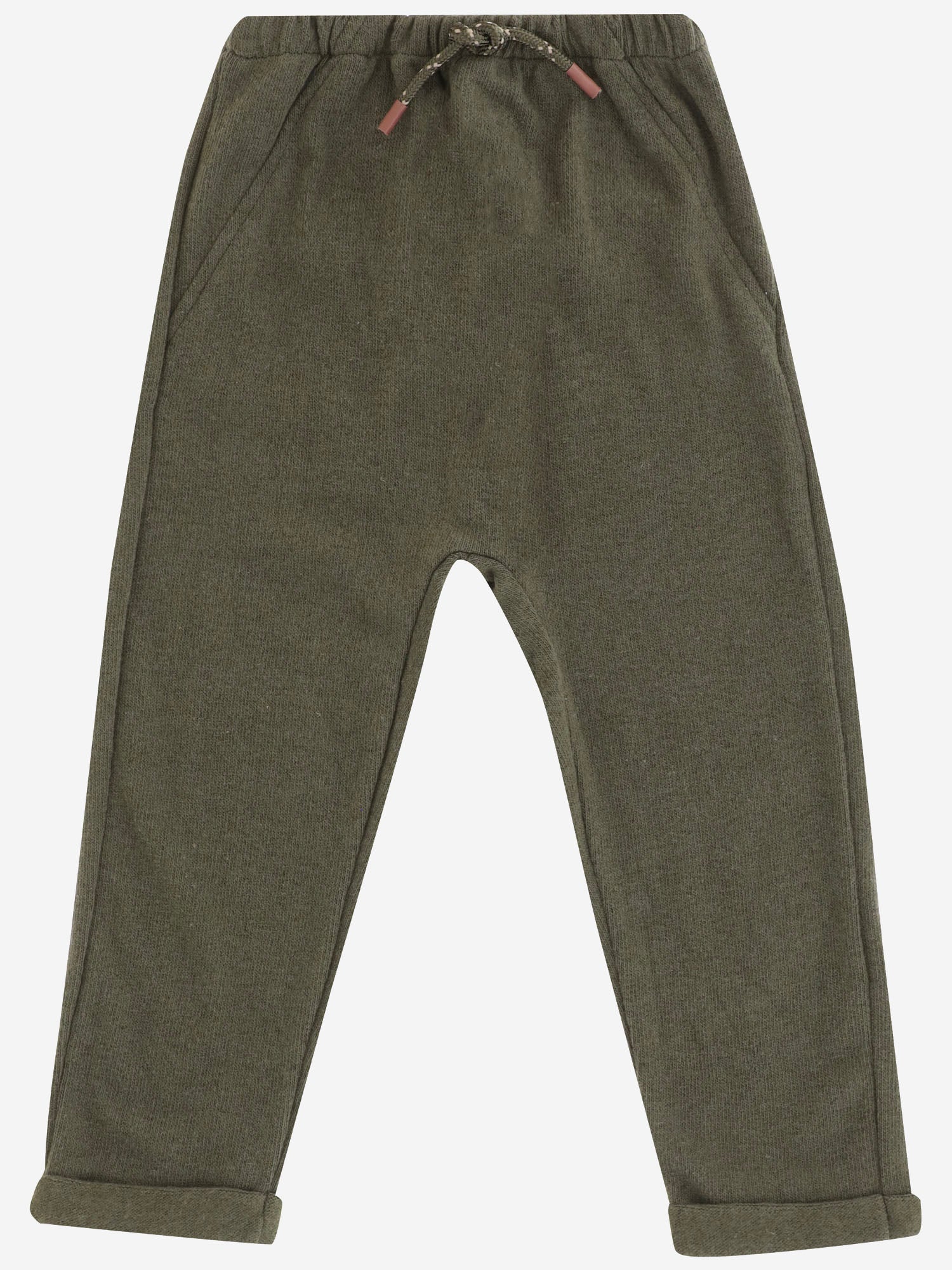 PANTALONI IN MISTO COTONE STRETCH 26W210 KHAKI 1+ IN THE FAMILY KIDS 