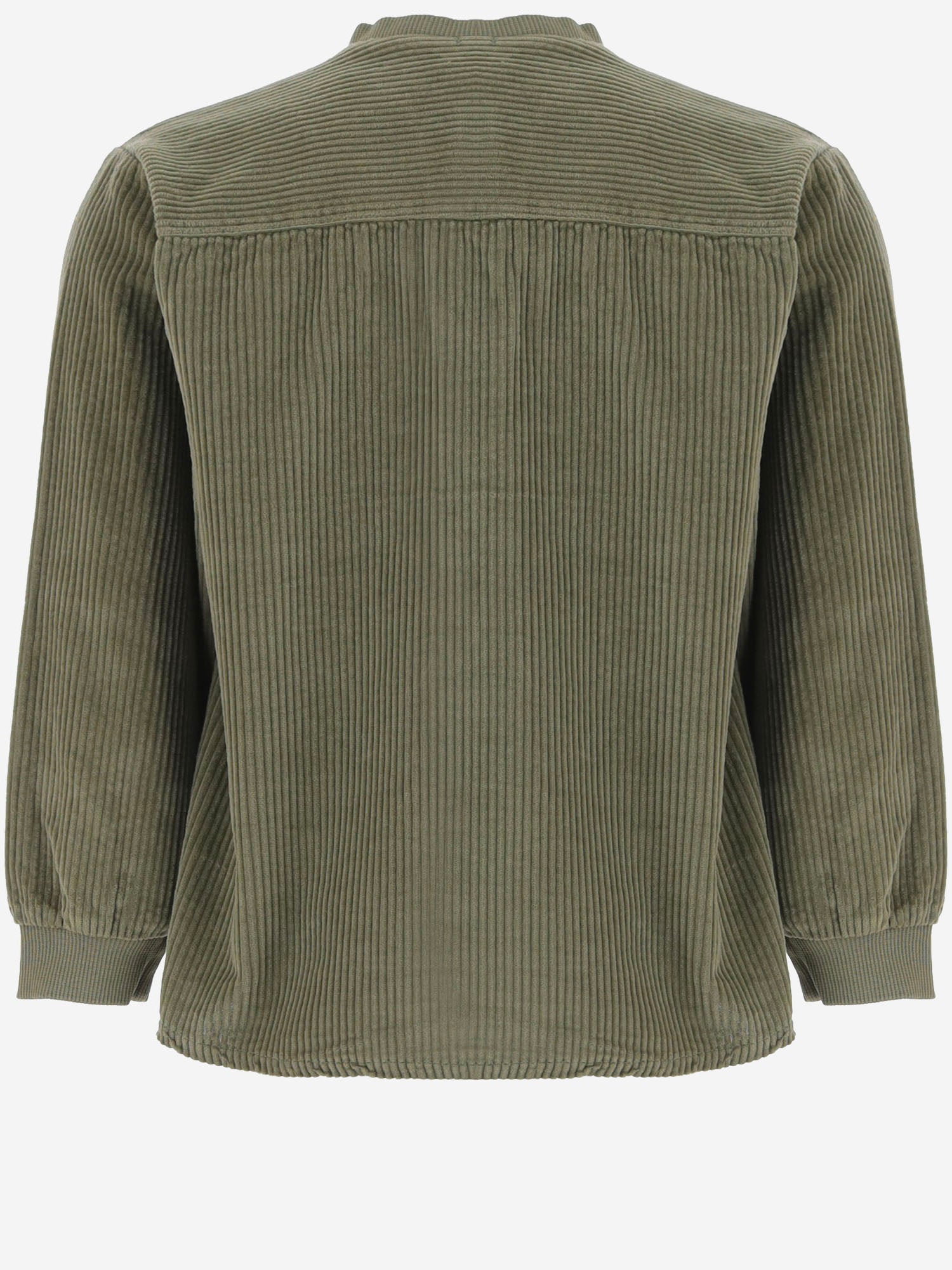 CAMICIA IN VELLUTO DI COTONE A COSTE 26W219 KHAKI 1+ IN THE FAMILY KIDS 
