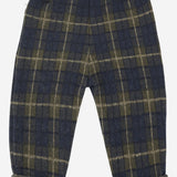 PANTALONI IN MISTO COTONE CON MOTIVO CHECK 26W226 BLUE 1+ IN THE FAMILY KIDS 