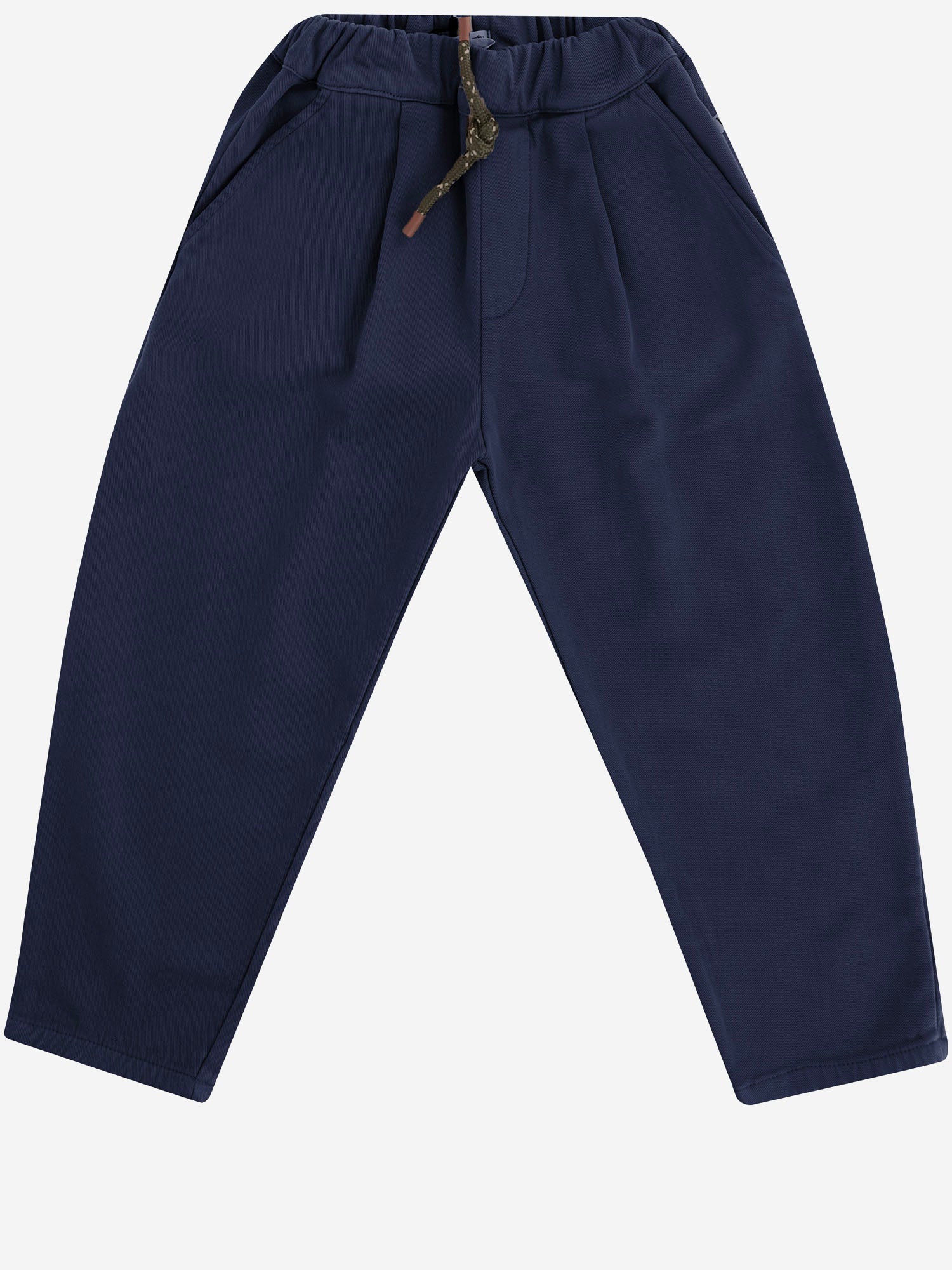 PANTALONI IN COTONE STRETCH 26W239 BLUE 1+ IN THE FAMILY KIDS 
