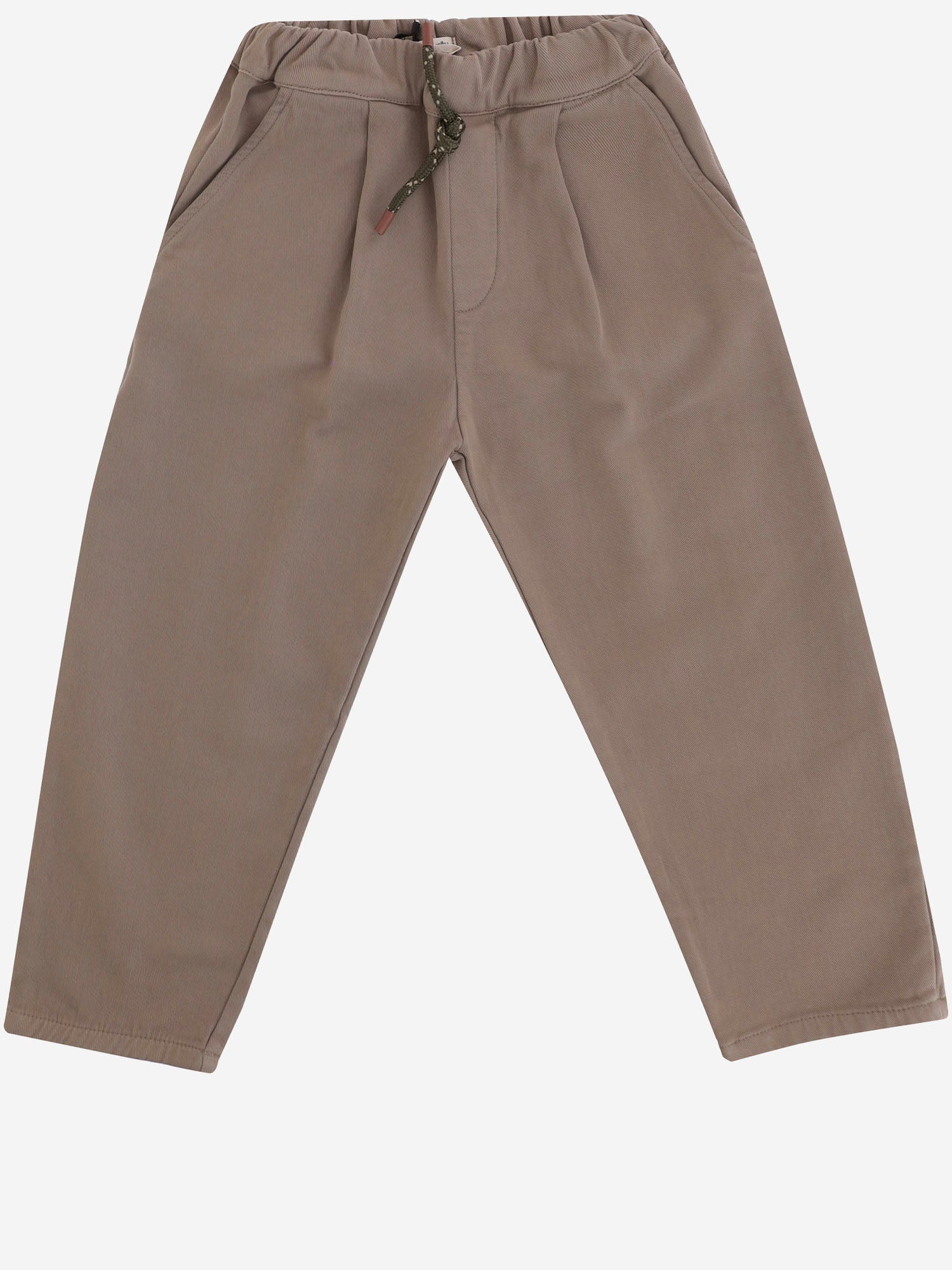 PANTALONI IN COTONE STRETCH 26W239 CANAPA 1+ IN THE FAMILY KIDS 