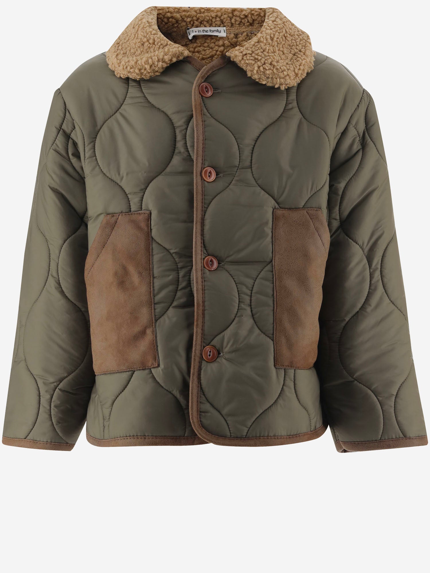 GIUBBOTTO IN MISTO NYLON 26W243 KHAKI 1+ IN THE FAMILY KIDS 