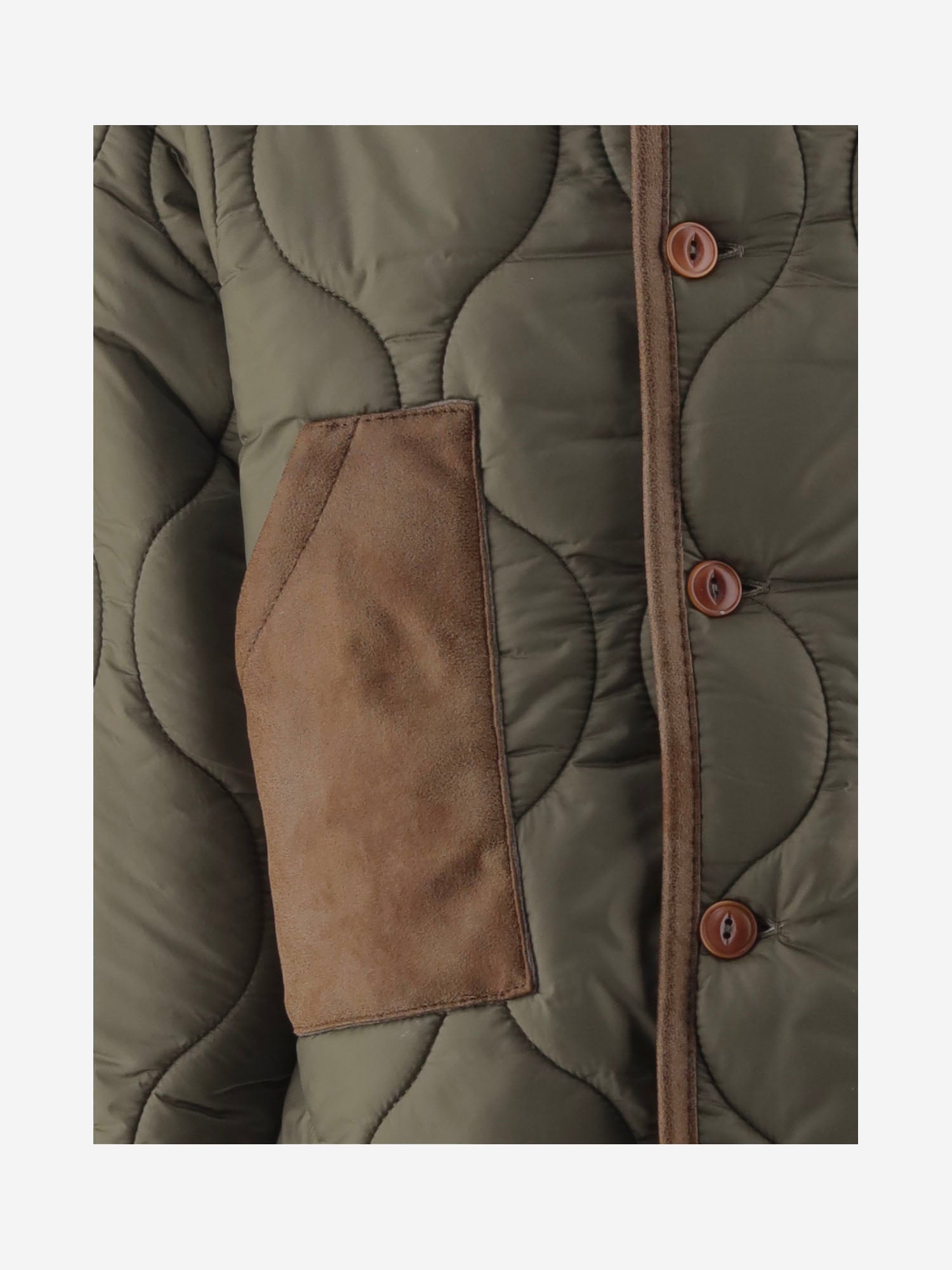 GIUBBOTTO IN MISTO NYLON 26W243 KHAKI 1+ IN THE FAMILY KIDS 