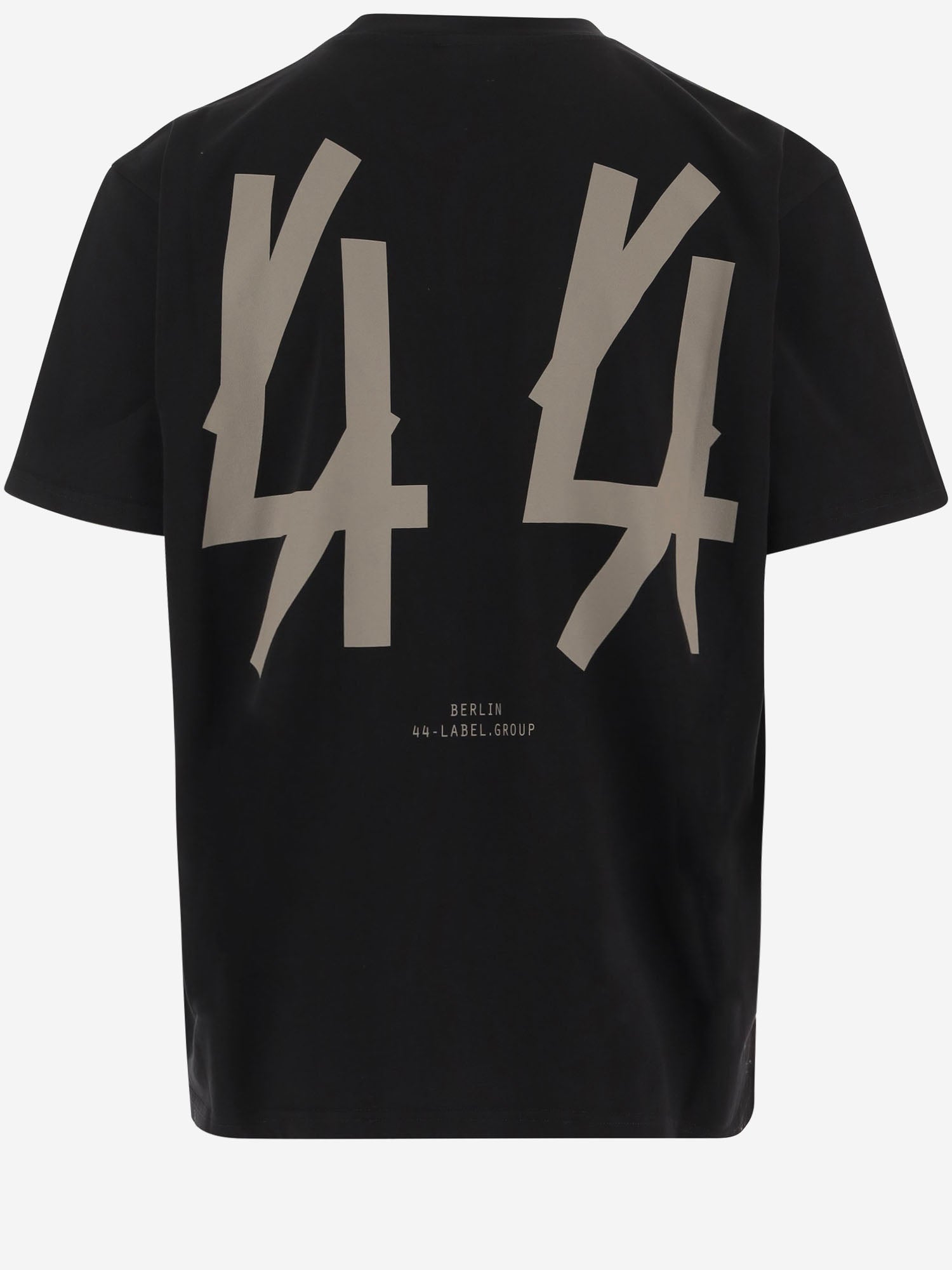 T-SHIRT IN COTONE CON STAMPA LOGO B0030669 FA706P805 44 LABEL GROUP 